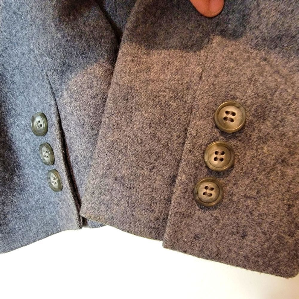 Pendleton Vintage Gray Wool Single Button Structu… - image 5